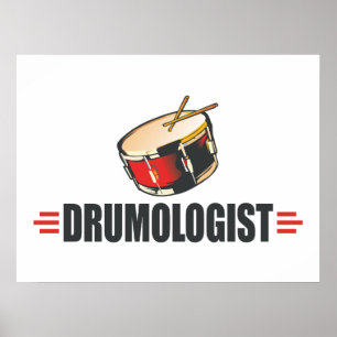 Funny Drum Poster