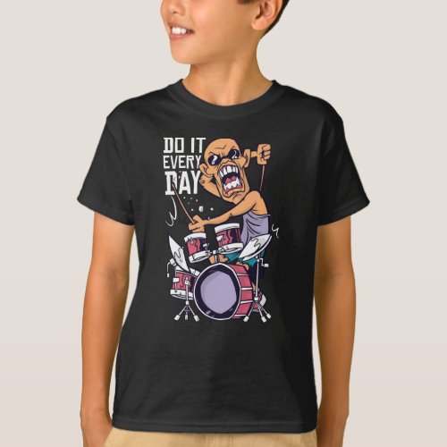 Funny Drummer Drums Gift T_Shirt