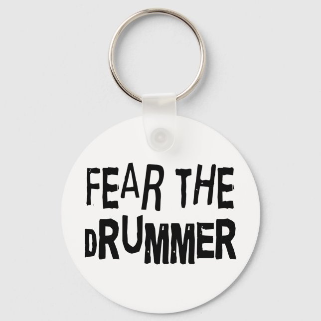 Funny Drummer Keychain (Front)