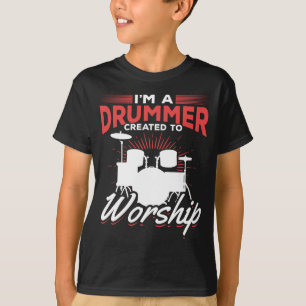Funny Drummer Quote Drum Set T-Shirt