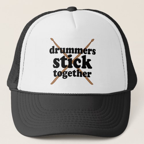 Funny Drummer Trucker Hat