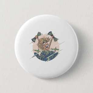 Funny Drums Design For Drummers Button