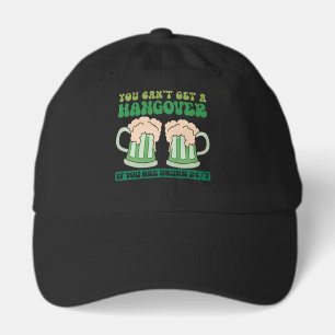 Funny drunk word art Saint Patrick's Day Hat