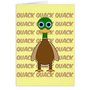 funny duck cards