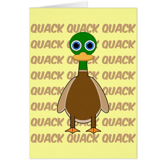 funny duck cards (Front)
