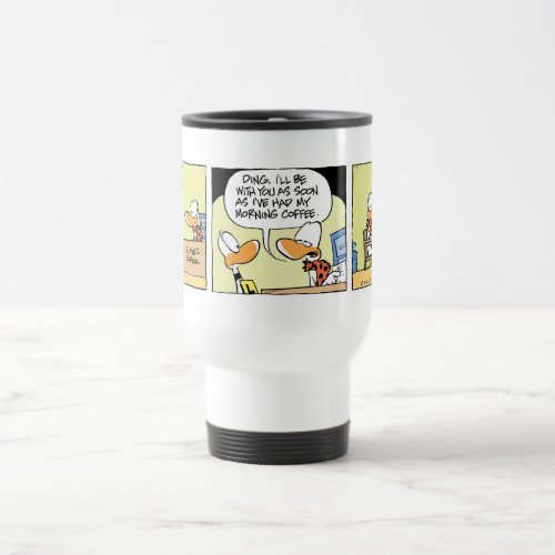 Funny Duck Cartoon Coffee Mug