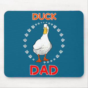 Funny Duck Dad Duck Lover Funny Duck Owner For Men Mouse Pad