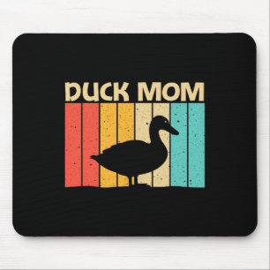 Funny Duck Design For Mom Mother Duck Farmer Hunti Mouse Pad