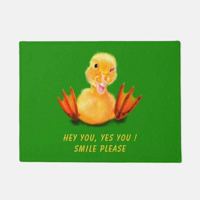 Funny Duck Doormat (Front)