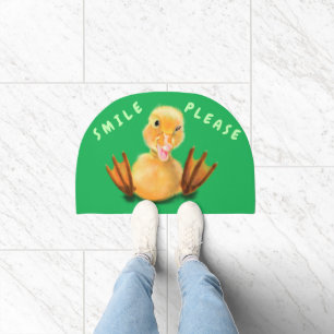Funny Duck Doormat - Smile