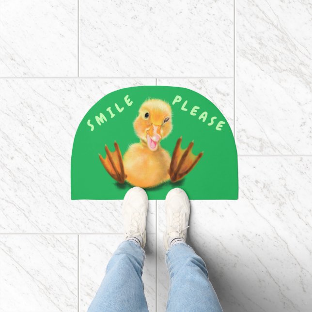 Funny Duck Doormat - Smile (Indoor)