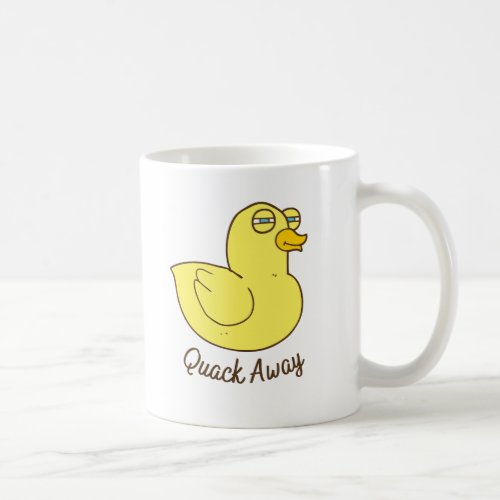 Funny duck duck lover gift relatable sarcastic  coffee mug