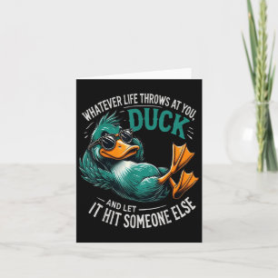 Funny Duck Graphic Tees Men Women Teens Funny Quot Card