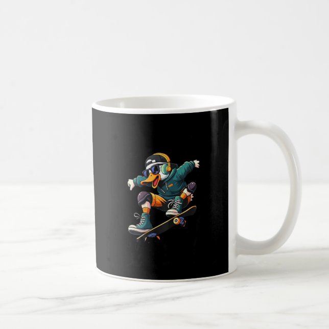Funny Duck Graphic Tees Men Women Teens Funny Quot Coffee Mug (Right)