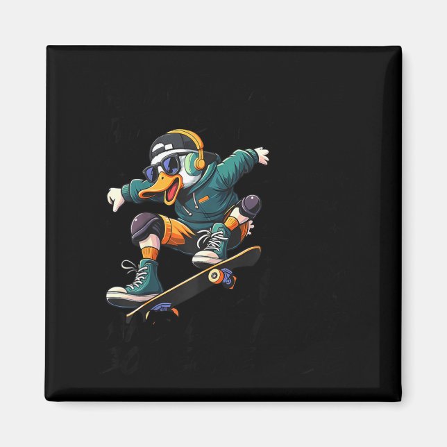 Funny Duck Graphic Tees Men Women Teens Funny Quot Magnet (Front)