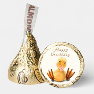 Funny Duck Happy Birthday Hershey®'s Kisses®