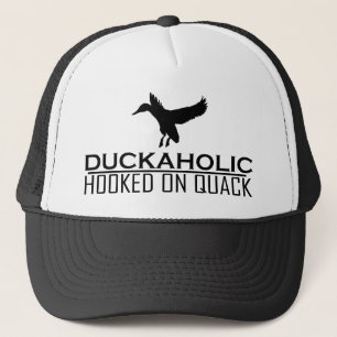 Funny Duck Hunting Duckaholic Trucker Hat