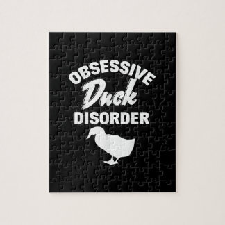 Funny Duck Hunting Odd Obsessive Duck Disorder Jigsaw Puzzle