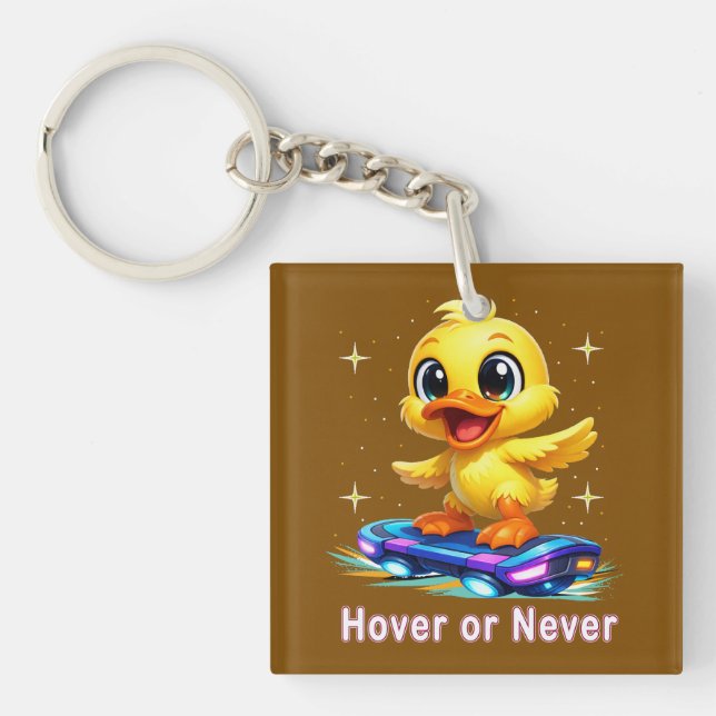 funny duck keychain (Front)