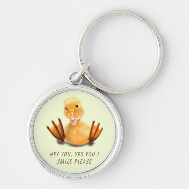 Funny Duck Keychain (Front)