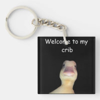 Funny Duck Meme – “Welcome to My Crib” Cute Animal