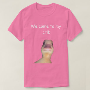 Funny Duck Meme – “Welcome to My Crib” Cute Animal T-Shirt