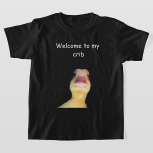 Funny Duck Meme – “Welcome to My Crib” Cute Animal T-Shirt