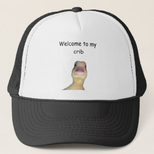 Funny Duck Meme – “Welcome to My Crib” Cute Animal Trucker Hat