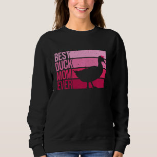 Funny Duck Mom For Women Girls Mother's Day Duck L Sweatshirt