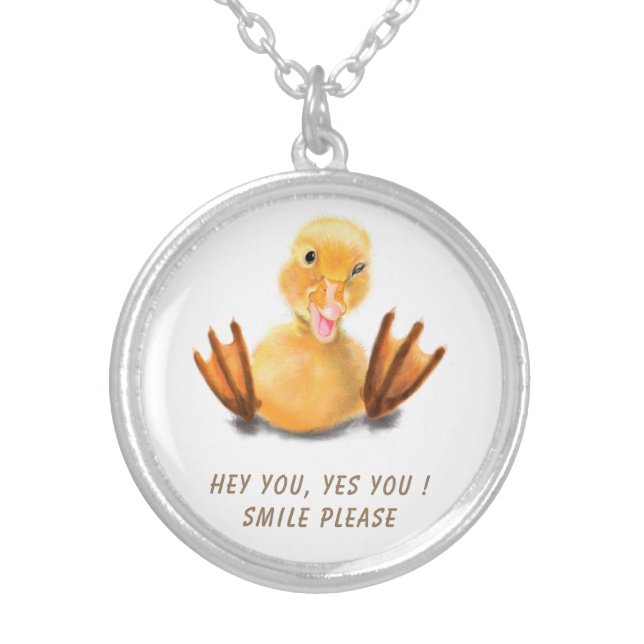 Funny Duck Necklace (Front)