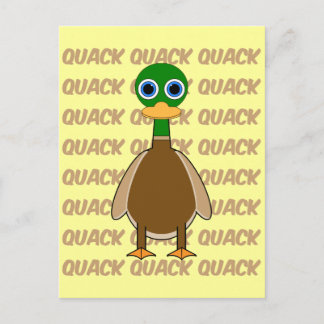 funny duck postcard
