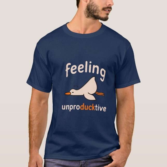 Funny Duck Pun  T-Shirt (Front)