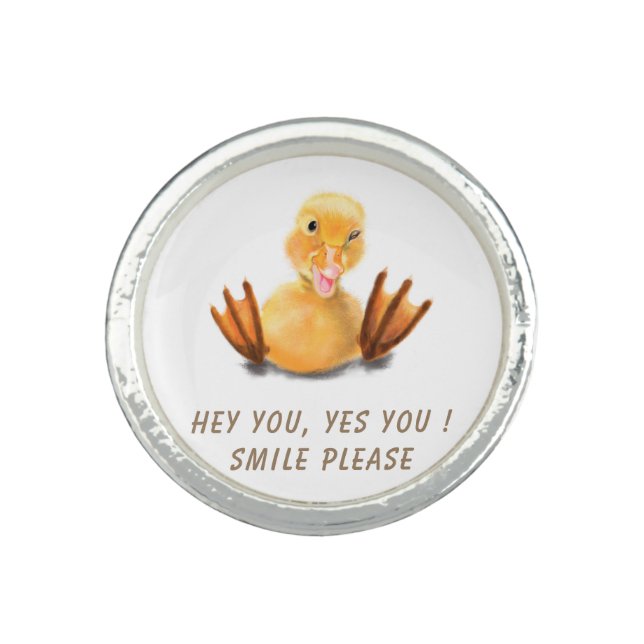 Funny Duck Ring (Front)