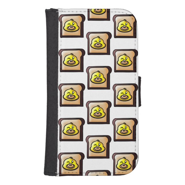 funny duck samsung galaxy wallet case (Front)