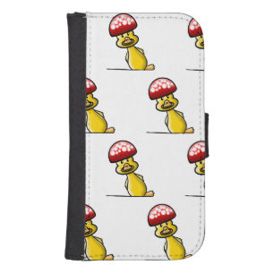funny duck galaxy s4 wallet case