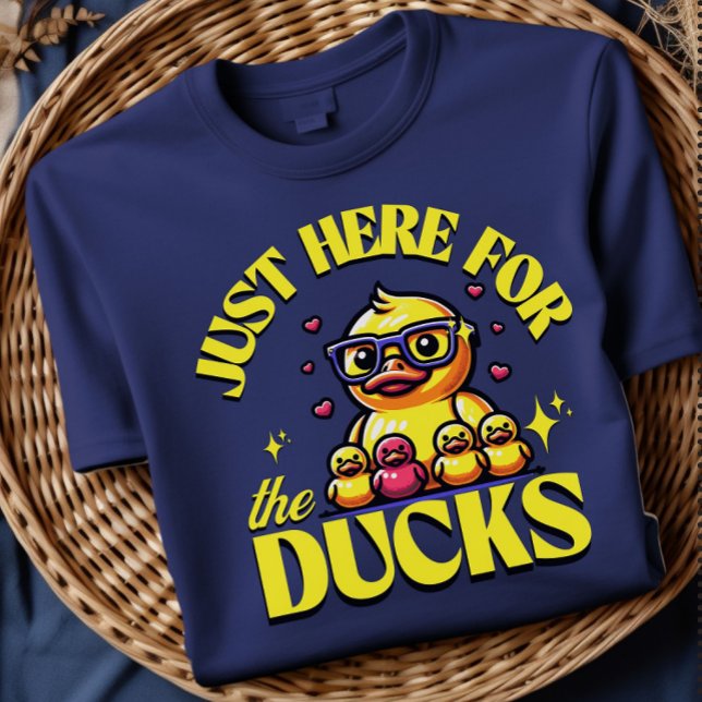 Funny Duck Shirt Just Here For The Ducks Pun (Creator Uploaded)