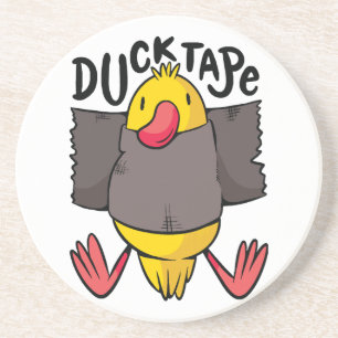 Funny Duck Tape Coaster