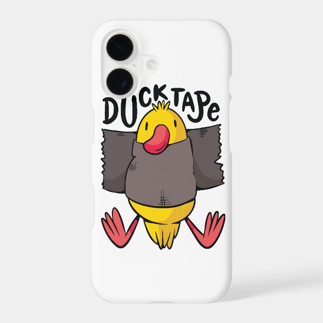 Funny Duck Tape Iphone Case (Back)