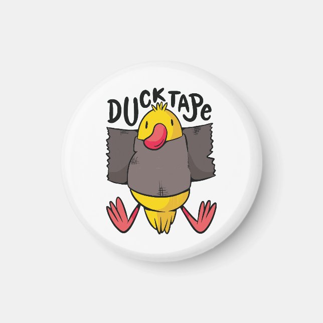 Funny Duck Tape Magnet (Front)