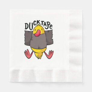Funny Duck Tape Napkins