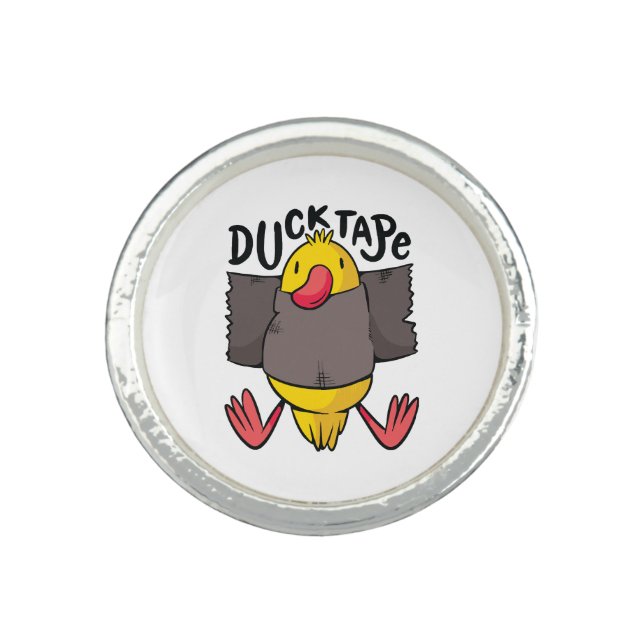 Funny Duck Tape Ring (Front)