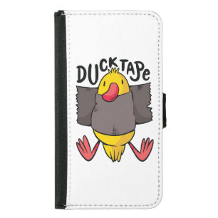 Funny Duck Tape Samsung Galaxy S5 Wallet Case