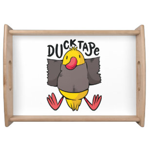 Funny Duck Tape Serving Tray