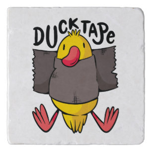 Funny Duck Tape Trivet