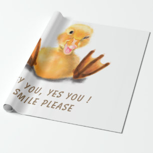 Funny Duck Wrapping Paper