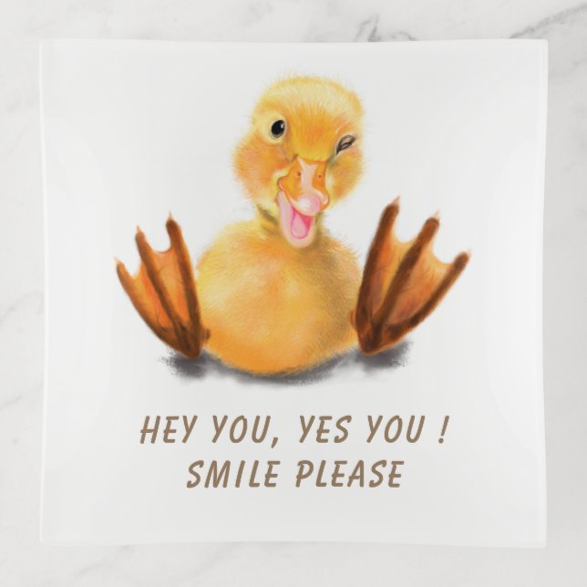 Funny Ducki Trinket Tray (Front)