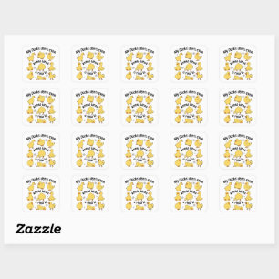 Funny Ducks Sarcastic  Square Sticker