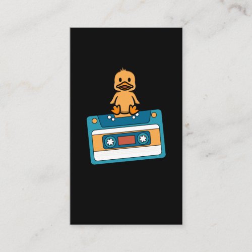 Funny Duct Tape Humor Duck Cute Animal Business Card