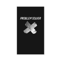 Funny Duct Tape Joke Lazy Sarcastic Husband Father Business Card