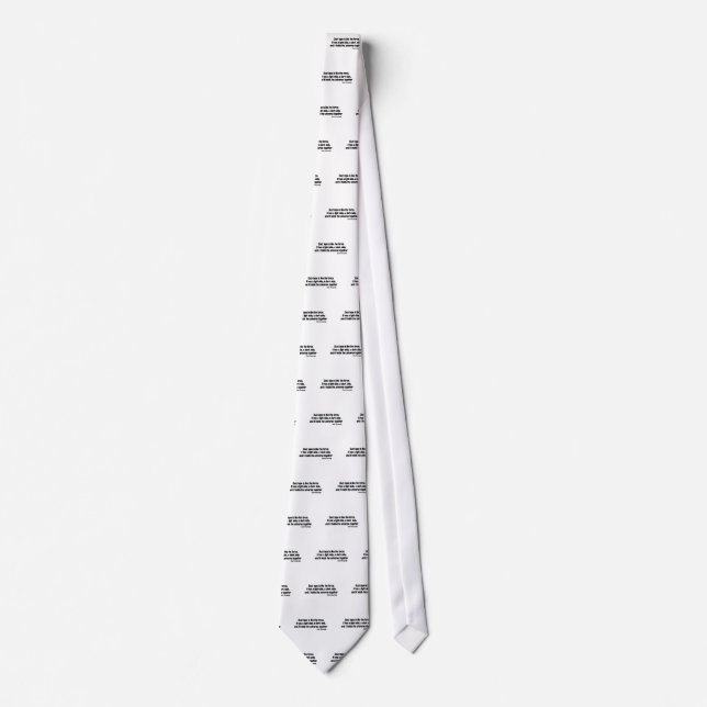 Funny Duct Tape quote Neck Tie (Front)